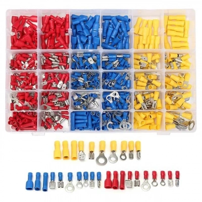 Powermaster Pm-25982 Muhtelif Ölçülerde Kablo Pabuç (480 Parça)