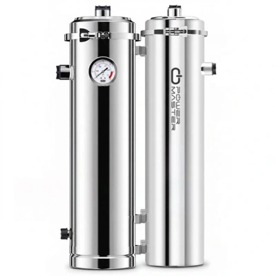 Powermaster Pm-28654 Ana Hat Su Arıtma Sistemi 10.000 L/saat Paslanmaz Çelik Gövdeli Yıkanabilir Uf-pvdf Filtreli