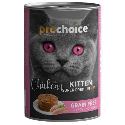ÇOK SATAN Pro Choice Kitten Tavuklu Yavru Konserve Kedi Maması 400 Gr