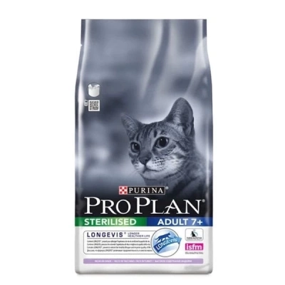 ÇOK SATAN Pro Plan Sterilised 7+ Hindili Yaşlı Kısırlaştırılmış Kedi Maması 3 Kg