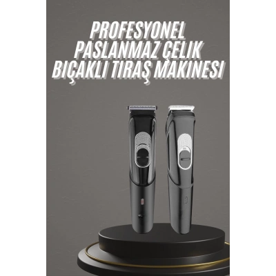 ÇOK SATAN Pro Şarjlı Saç Sakal Tıraş Makinesi Ense Kesme Makinesi Lazer Öncesi Kısaltma