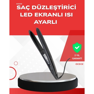ÇOK SATAN Profesyonel 2025 Saç Düzleştirici Isı Ayarlı Titanyum Seramik Plakalı A Kalite Orijinal
