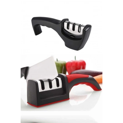 ÇOK SATAN Profesyonel Bıçak Bileyici 3 Açılı Elmas Seramik Tungsten Çelik El Bıçakları Bileme