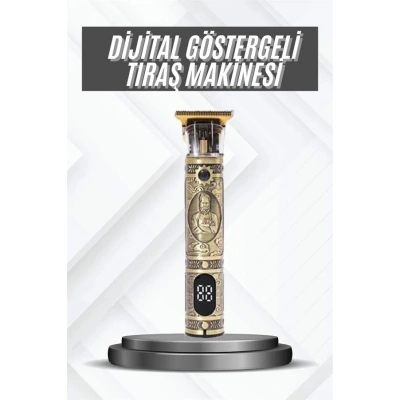 ÇOK SATAN Profesyonel Ense Tıraşına Uygun Çizik Tıraş Makinesi Uzun Ömürlü Göstergeli