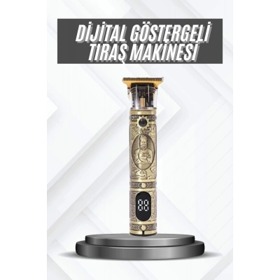 ÇOK SATAN Profesyonel Ense Tıraşına Uygun Çizik Tıraş Makinesi Uzun Ömürlü Göstergeli