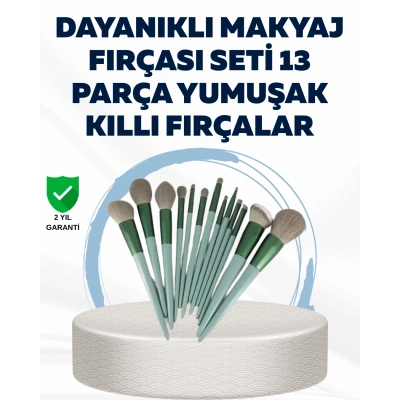 ÇOK SATAN Profesyonel Kullanıma Uygun 13 Parça Makyaj Fırçası Takımı Fiber Kıllı