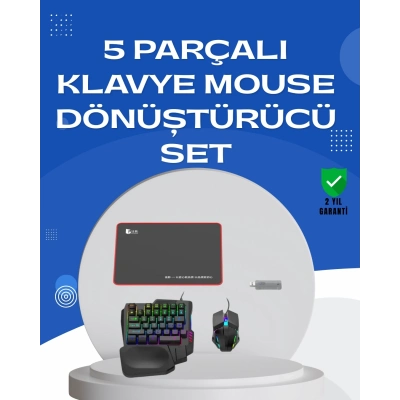 ÇOK SATAN Profesyonel Mobil Oyun Seti | Yüksek DPI Mouse + Ergonomik Klavye