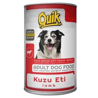 ÇOK SATAN Quik Kuzu Etli Yetişkin Köpek Konserve Maması 415 Gr