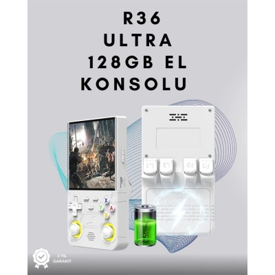 ÇOK SATAN R36 Ultra Retro Oyun Konsolu – RGB Destekli, Çoklu Platform, Kaydet/Yükle Özellikli