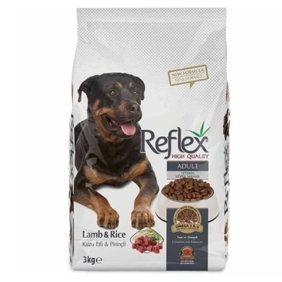ÇOK SATAN Reflex Adult Kuzu ve Pirinçli Yetişkin Köpek Maması 3 Kg