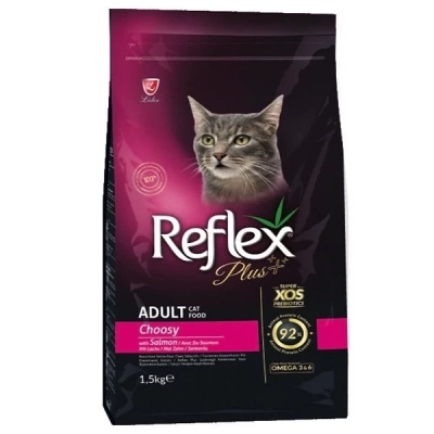 ÇOK SATAN Reflex Plus Adult Choosy Somonlu Yetişkin Kedi Maması 1.5 Kg