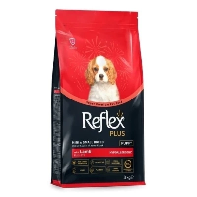ÇOK SATAN Reflex Plus Kuzu Etli Mini ve Küçük Irk Yavru Köpek Maması 3 Kg