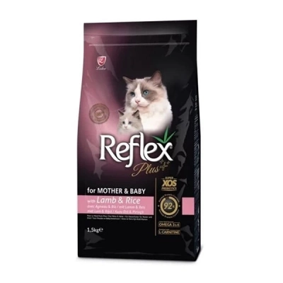 ÇOK SATAN Reflex Plus Mother&Baby Kuzu ve Pirinçli Yavru Kedi Maması 1.5 Kg