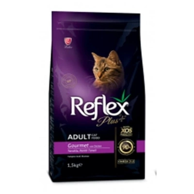 ÇOK SATAN Reflex Plus Tavuklu Renkli Taneli Yetişkin Kedi Maması 1.5 Kg