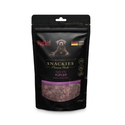 ÇOK SATAN Reflex Snackies Natural Kuzu Etli Küp Tahılsız Köpek Ödül Maması 80 Gr