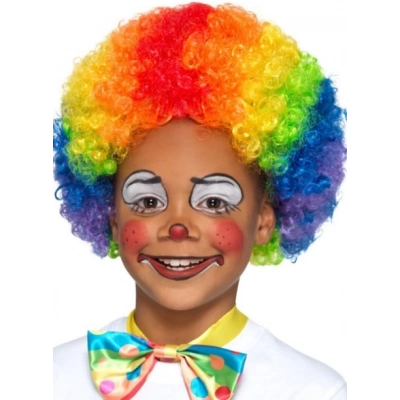 ÇOK SATAN Rengarenk Kıvırcık Afro Peruk Bonus Saç 120 Gr