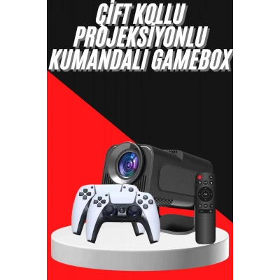 ÇOK SATAN Retro Video Oyunu Konsolu Android Tv El Oyun Konsolu WIFI Taşınabilir Projeksiyon Cihazı