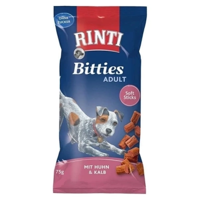 ÇOK SATAN Rinti Bitties Tavuklu ve Dana Etli Köpek Ödül Maması 75 Gr