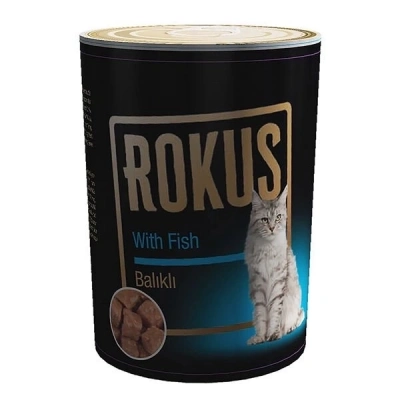 ÇOK SATAN Rokus Balıklı Yetişkin Konserve Kedi Maması 410 Gr