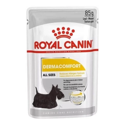 ÇOK SATAN Royal Canin Mini Dermacomfort Pouch Konserve Köpek Maması 85 Gr