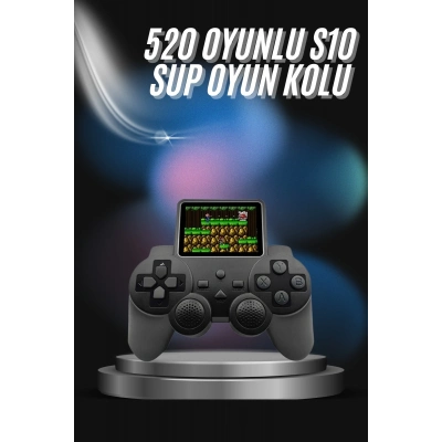 ÇOK SATAN S10 Gamepad 520 Oyunlu Klasik Taşınabilir Retro Oyunlar Oyun Konsolu El Atarisi