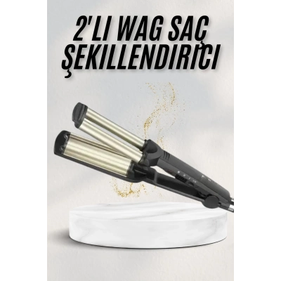 ÇOK SATAN Saç Şekillendirici Wag Maşa Su Dalga Maşası Tüm Saç Tiplerine Uygun