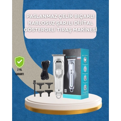 ÇOK SATAN Saç ve Sakal Kesme Makinesi – Şarjlı, Profesyonel Performans, Ayarlanabilir Uzunluk