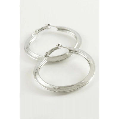 ÇOK SATAN Salkım Desenli Halka Küpe 5 cm