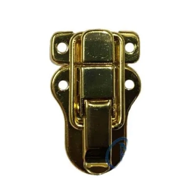 ÇOK SATAN Sandık, Kutu Klipsi, Ön Kilidi - 48x30mm, Altın, 100 Adet