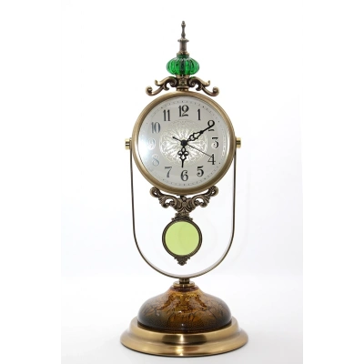 ÇOK SATAN Sarkaçlı Masa Üstü Saat Alk1601