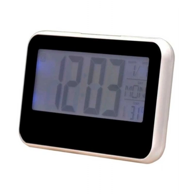 ÇOK SATAN Sese Duyarlı Masa Saati Dijital Termometre Isı Sıcaklık Ölçer