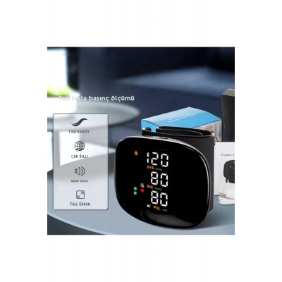 ÇOK SATAN Sesli Dijital Bilek Tansiyon Aleti – Akıllı Dokunmatik LCD, Şarj Edilebilir ve Ev Tipi