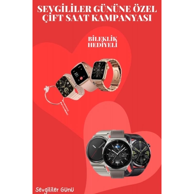 ÇOK SATAN Sevgiliye Özel Yeni Nesil Akıllı Saat Çiftlere Özel Kampanya Çift Saatleri