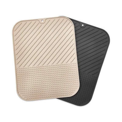 ÇOK SATAN Silikon Kaydırmaz Mutfak İçin Bulaşık Matı, Çok Amaçlı Kurutmalık 36x28cm