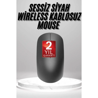 ÇOK SATAN Siyah Kablosuz Mouse Wireless Mouse Minimal Tasarım