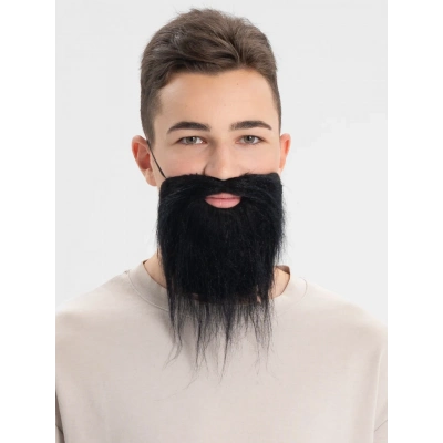 ÇOK SATAN Siyah Renk Takma Sakal Bıyık Takımı