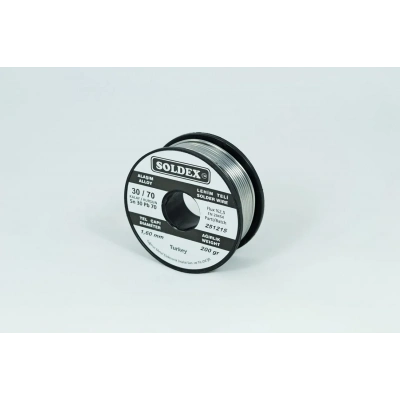 ÇOK SATAN Soldex 30-70 Lehim Teli 200 Gr 1,6 mm Sn:30 - Pb:70