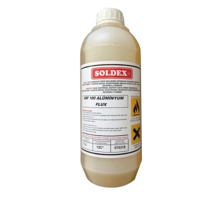 ÇOK SATAN Soldex ASF-100 Alüminyum Flux Lehim Suyu - 1 Litre