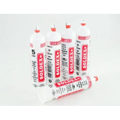 ÇOK SATAN Soldex Tüp Lehim 1,2 mm 25 Gr - 5 Kanallı, Sn:60 / Pb:40