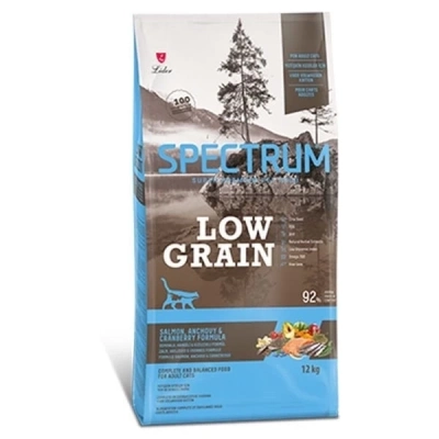ÇOK SATAN Spectrum Low Grain Somonlu Hamsili ve Kızılcıklı Düşük Tahıllı Yetişkin Kedi Maması 12 Kg