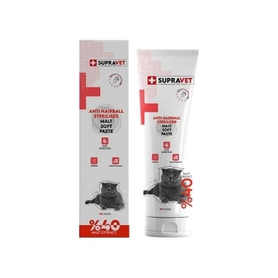 ÇOK SATAN Supravet Sterilised Hairball Kısırlaştırılmış Kedi Macunu 100 Gr