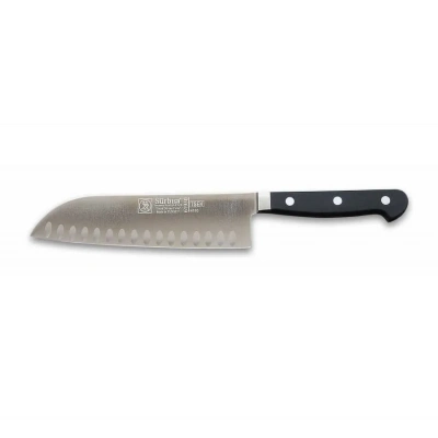 ÇOK SATAN Sürbısa 61950 - Sıcak Dövme Oluklu Santoku Şef Bıçağı 18 cm