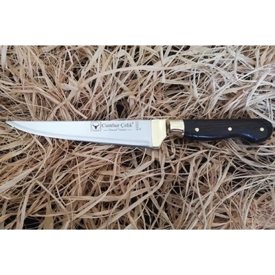ÇOK SATAN Sürmene Cumhur Çelik 61012 Sivri Kasap Kurban Bıçağı, 16 cm, Venge Sap