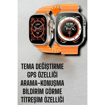 ÇOK SATAN Suya ve Toza Dayanıklı 45 MM Akıllı Saat Bildirim ve Cevapsız Çağrı Görüntüleme