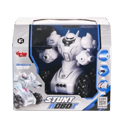 ÇOK SATAN SYR-666-861 Kumandalı Şarjlı Işıklı Roket ve Buhar Atan Robot Araba -Vardem Oyuncak