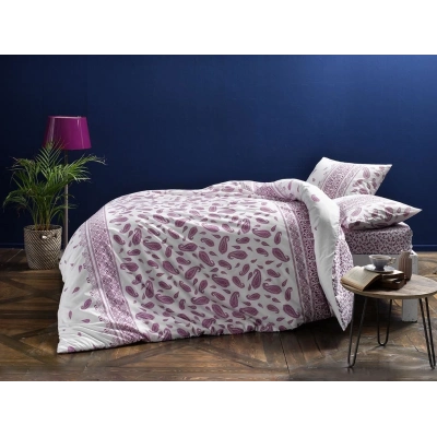 ÇOK SATAN Taç Happy Days Ranforce Tek Kişilik  Nevresim Takımı Balin Mor