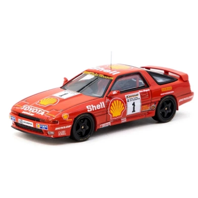 ÇOK SATAN Tarmac Works 1/64 Toyota Supra Turbo (MA70) BTCC 1988 Chris Hodgetts