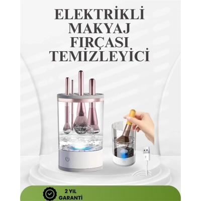 ÇOK SATAN Taşınabilir, Sessiz ve Güçlü Makyaj Fırçası Temizleme Makinesi