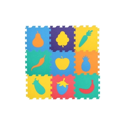 ÇOK SATAN Toru Yer Matı Meyve Sebze 9 Adet Ebat 33x33 cm - Kalınlık 0.75 cm