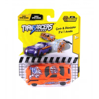 ÇOK SATAN Transracers Dönüşen Araçlar Spor Arabalar Alev / Kaslı